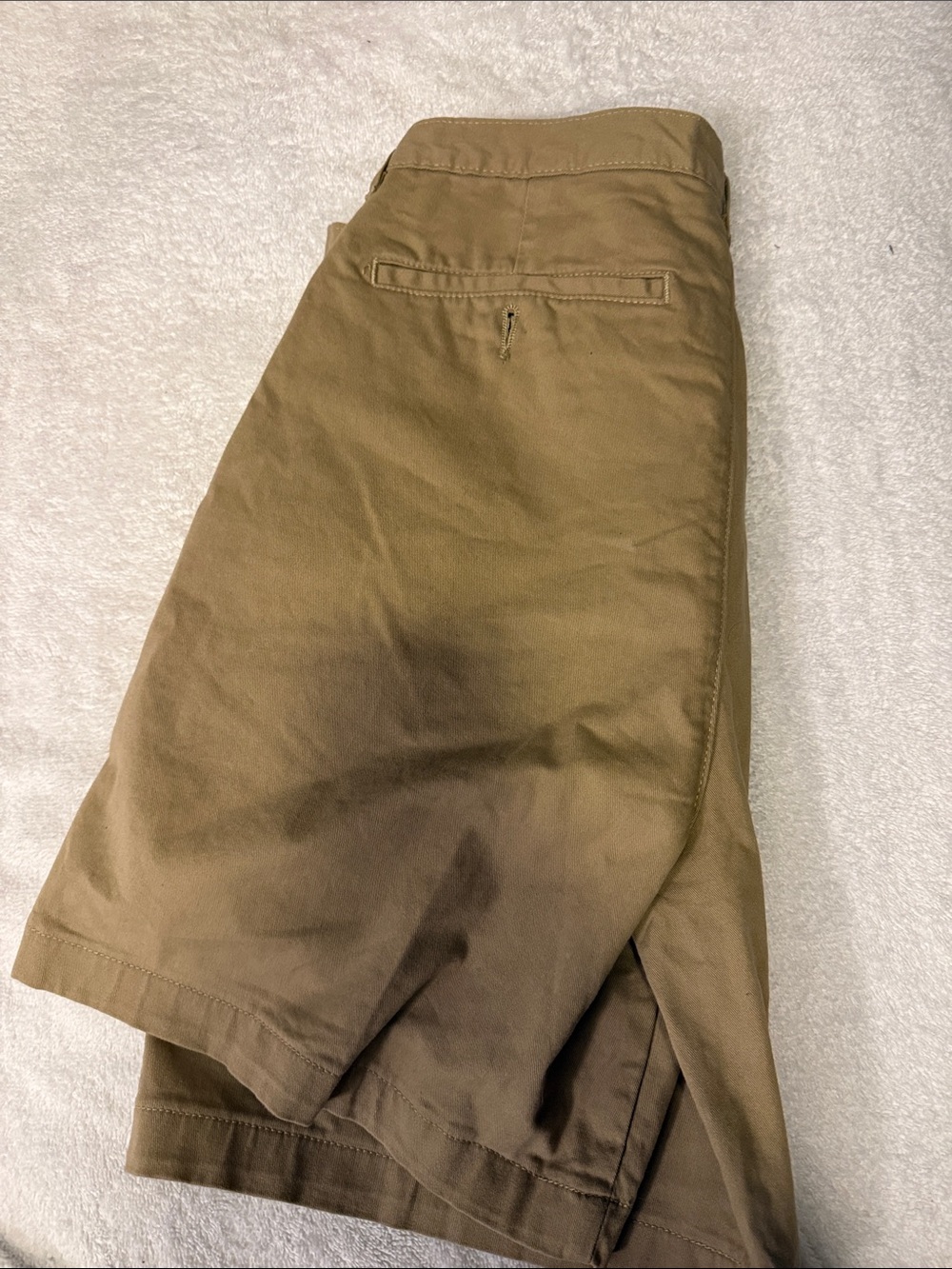 Saddlebred Tan Flat-Front Men's Shorts - Picture 4 of 4
